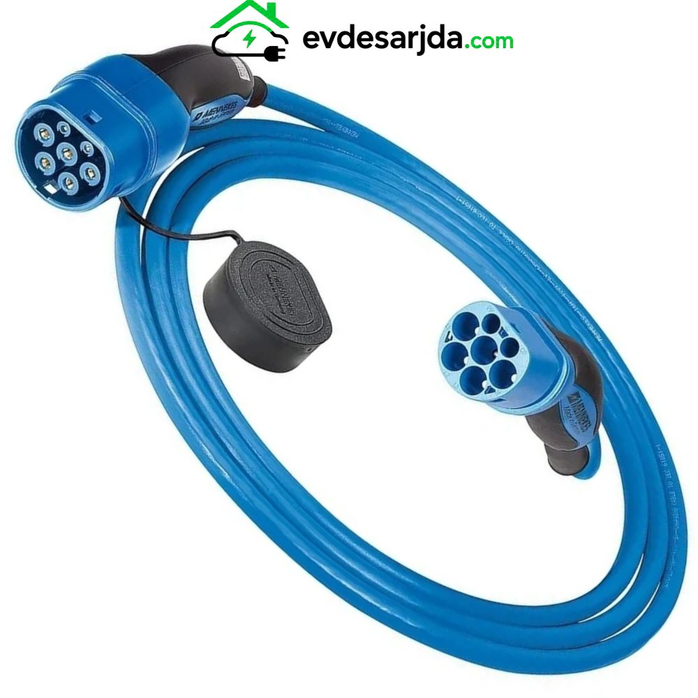 Mennekes 36213 22 kW Tip 2 Şarj Kablosu
