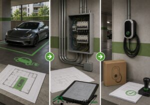 Şarj cihazı kurulumu; uygun park alanı, yeterli elektrik altyapısı ve gerekli izinler kontrol edildikten sonra yapılmalıdır.