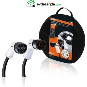 OSRAM BATTERYCharge Tip 2 3 Faz 22 kW 32A 5 Metre Elektrikli Araç Şarj Kablosu